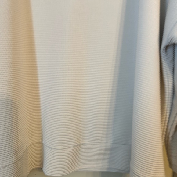 Cable & Gauge Women's Cream Ribbed Blouse - Picture 8 of 14